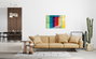 Wallity Cuadro Decorativo de Cristal Templado Multicolor 30 x 45 cm